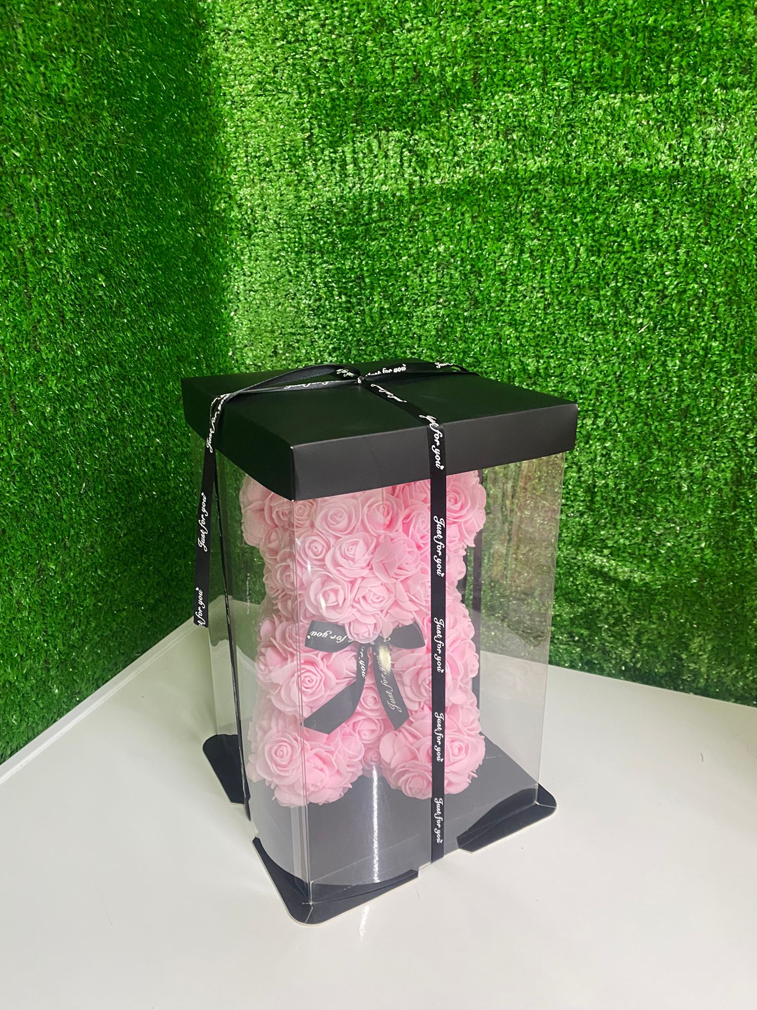 Pembe Gül Ayıcık Lüks Kutulu Özel Hediye